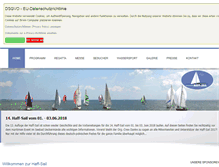 Tablet Screenshot of haff-sail.de